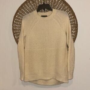 Banana Republic Italian yarn wool sweater cream size small